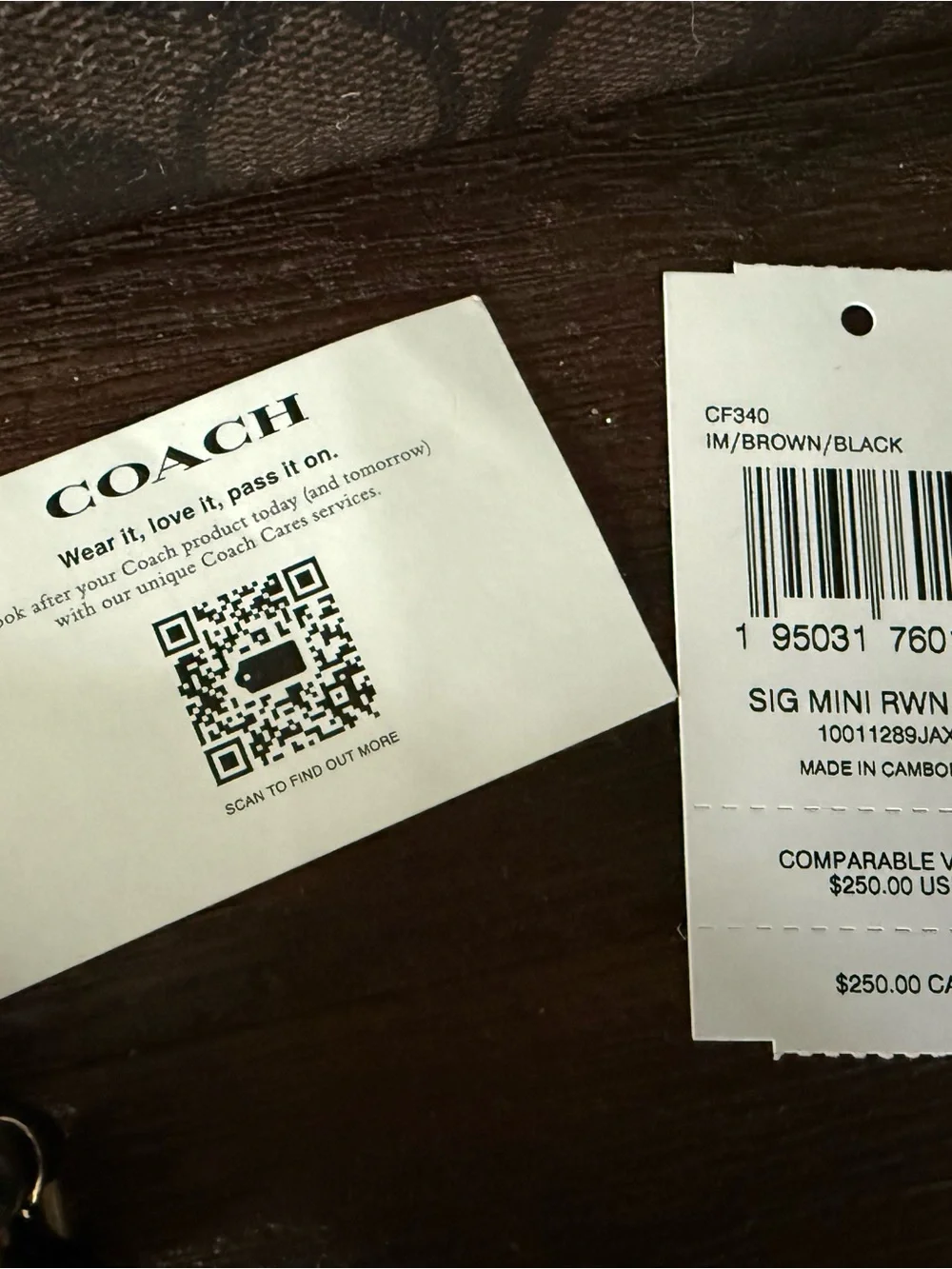 Coach crossbody classic